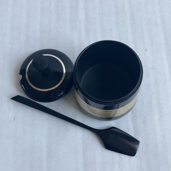 Vintage West Germany single service salt and pepper mustard condiments plate - Picture 14 of 16